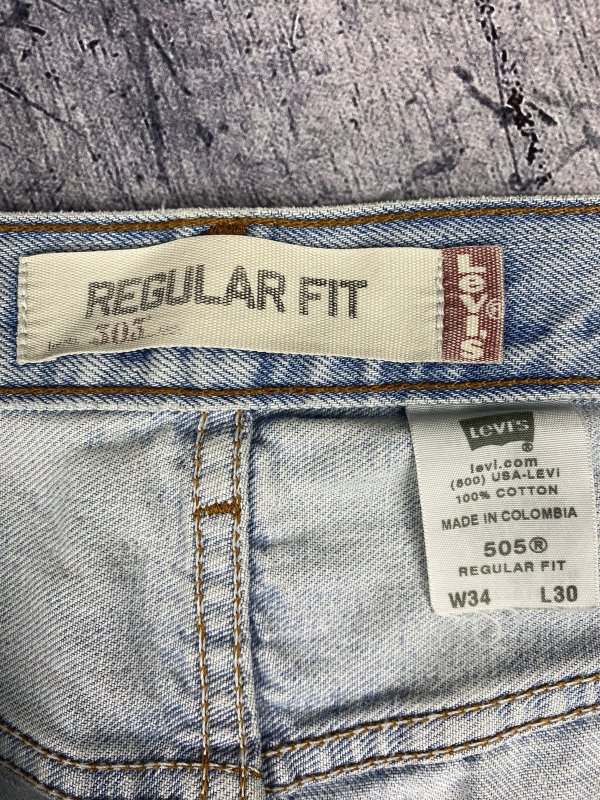 Levi's Vintage Levis 505 Distressed Jeans Size US 34 / EU 50 - 16 Thumbnail