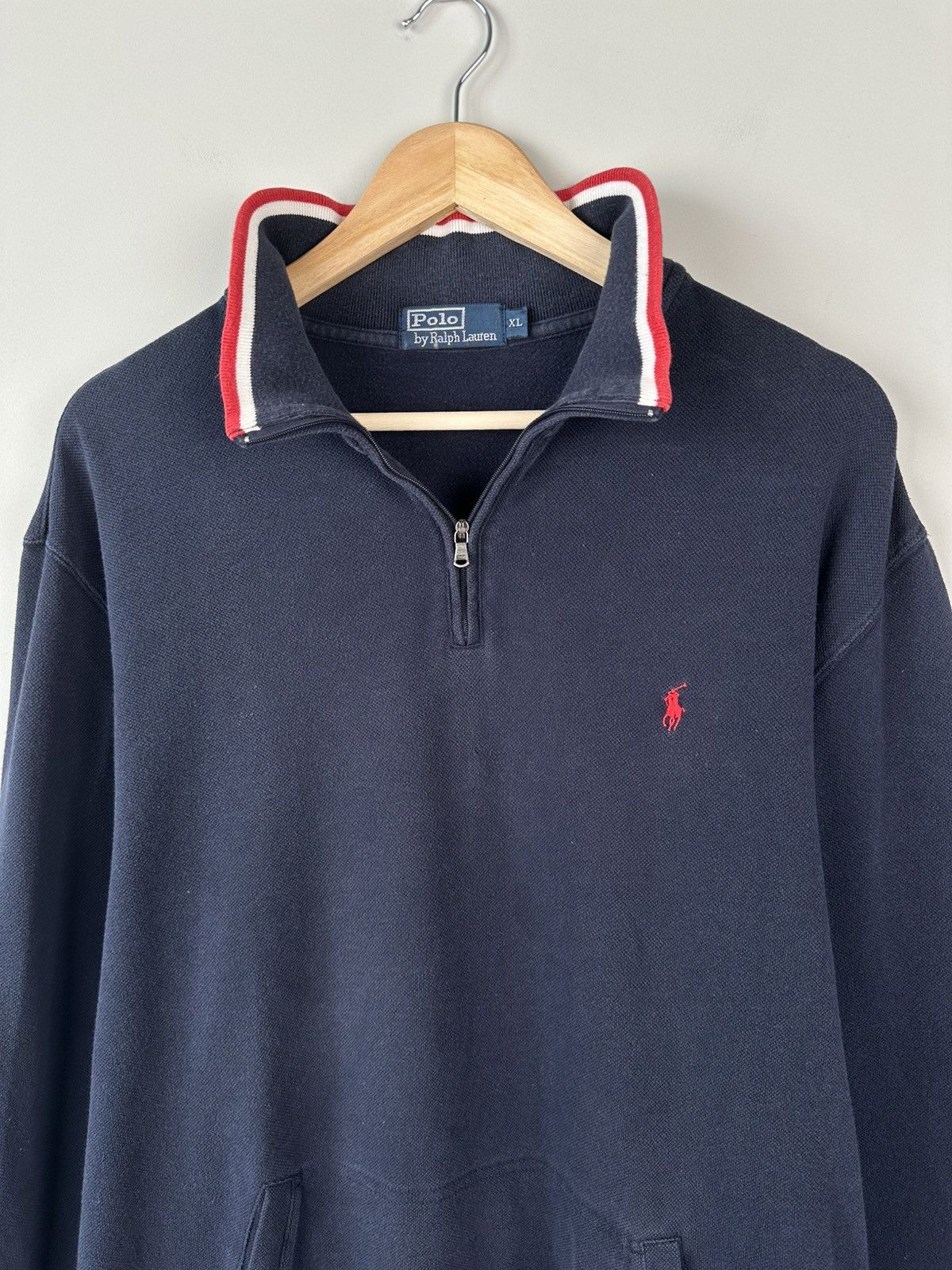 Polo Ralph Lauren × Vintage Vintage Y2k Polo Ralph Lauren 1/4 Zip Sweater Size US XL / EU 56 / 4 - 1 Thumbnail