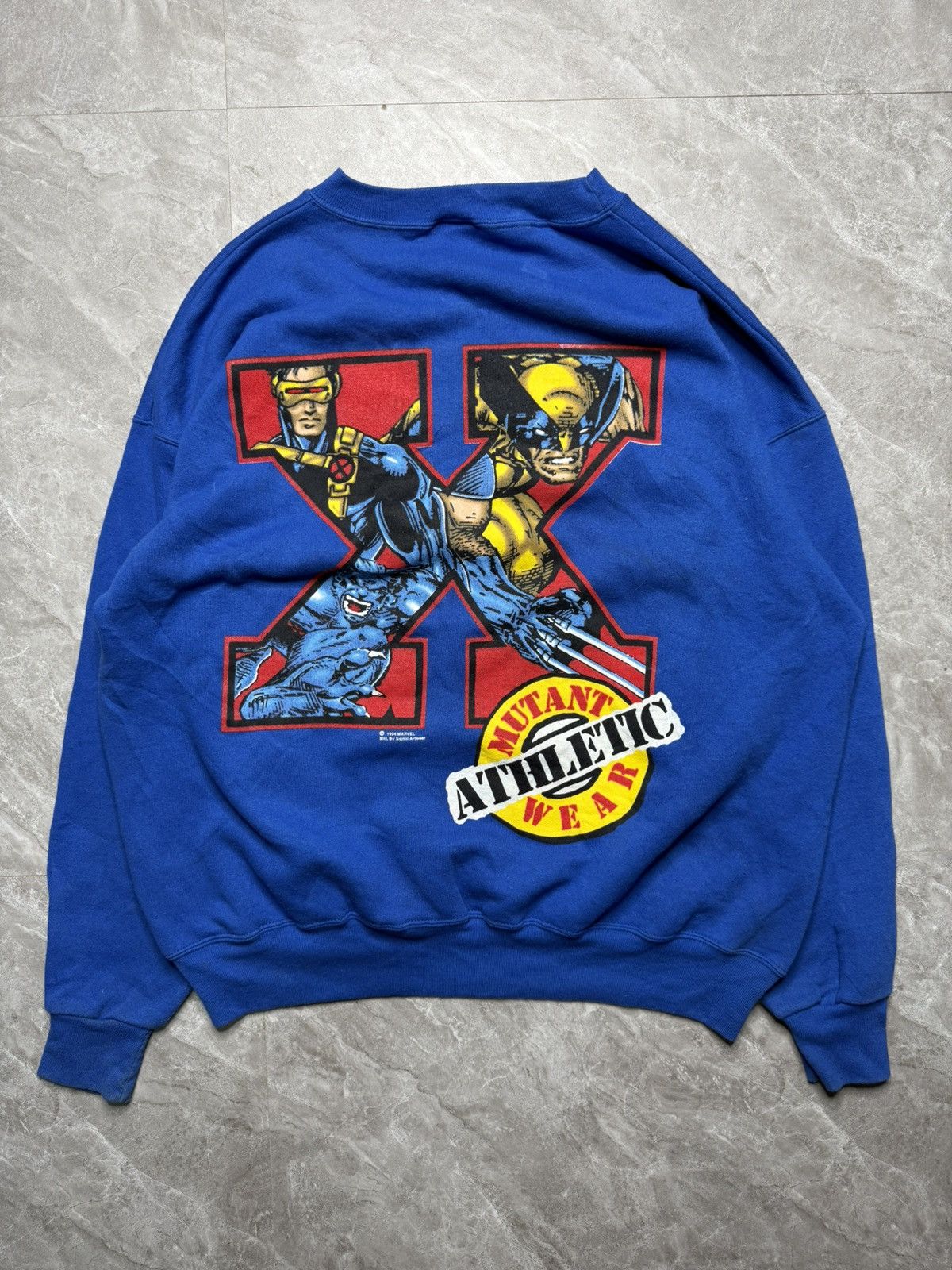 Vintage Vintage Marvel X-Men 1993 Saturdays Hero Sweatshirt Size US L / EU 52-54 / 3 - 2 Thumbnail