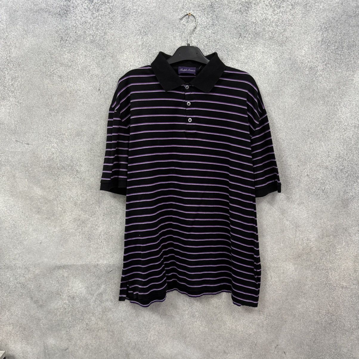 Polo Ralph Lauren Polo Ralph Lauren T Shirt Purple Label Striped Size US XL / EU 56 / 4 - 1 Thumbnail