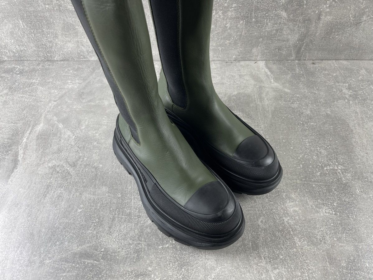 Alexander McQueen Alexander McQueen Tall Platform Knee High Boots Leather Size US 9.5 / IT 39.5 - 4 Thumbnail