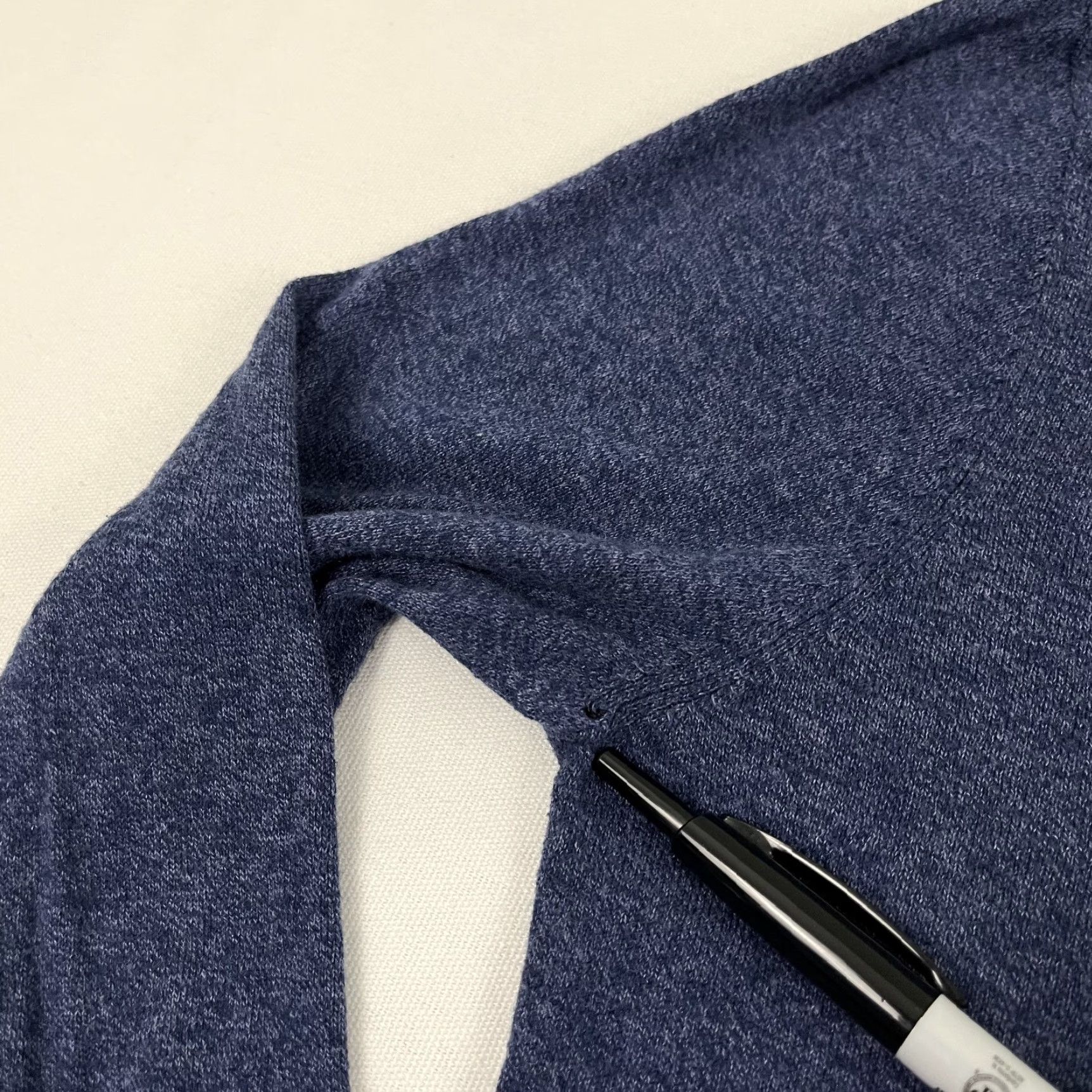 johnnie-O VINTAGE Johnnie O Bailey Pullover Mens Medium Blue Silk Blend Golf Quarter Zip Preppy Size US M / EU 48-50 / 2 - 6 Thumbnail