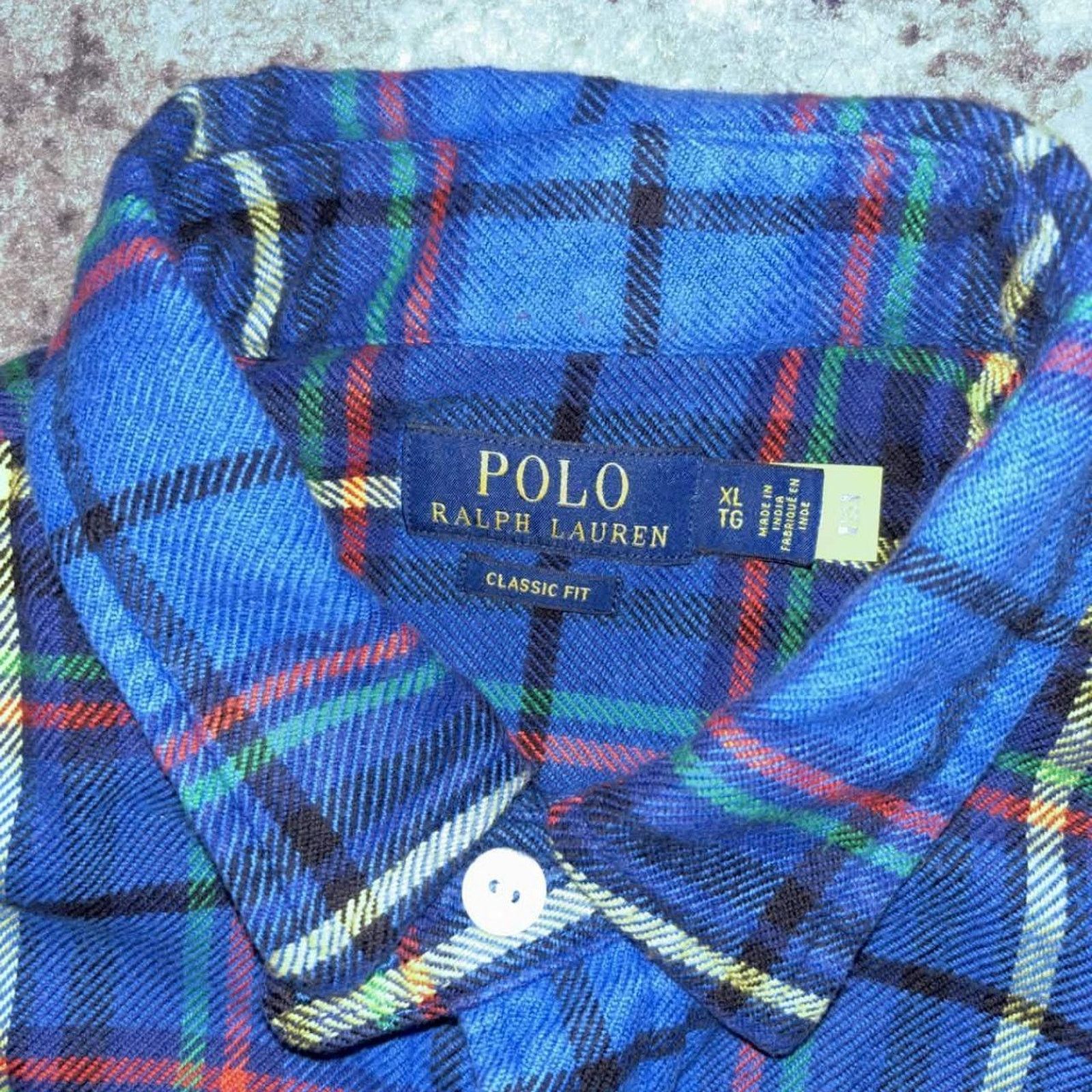 Polo Ralph Lauren Vintage Polo Ralph Lauren Plaid Button Up Shacket Size US XL / EU 56 / 4 - 3 Thumbnail