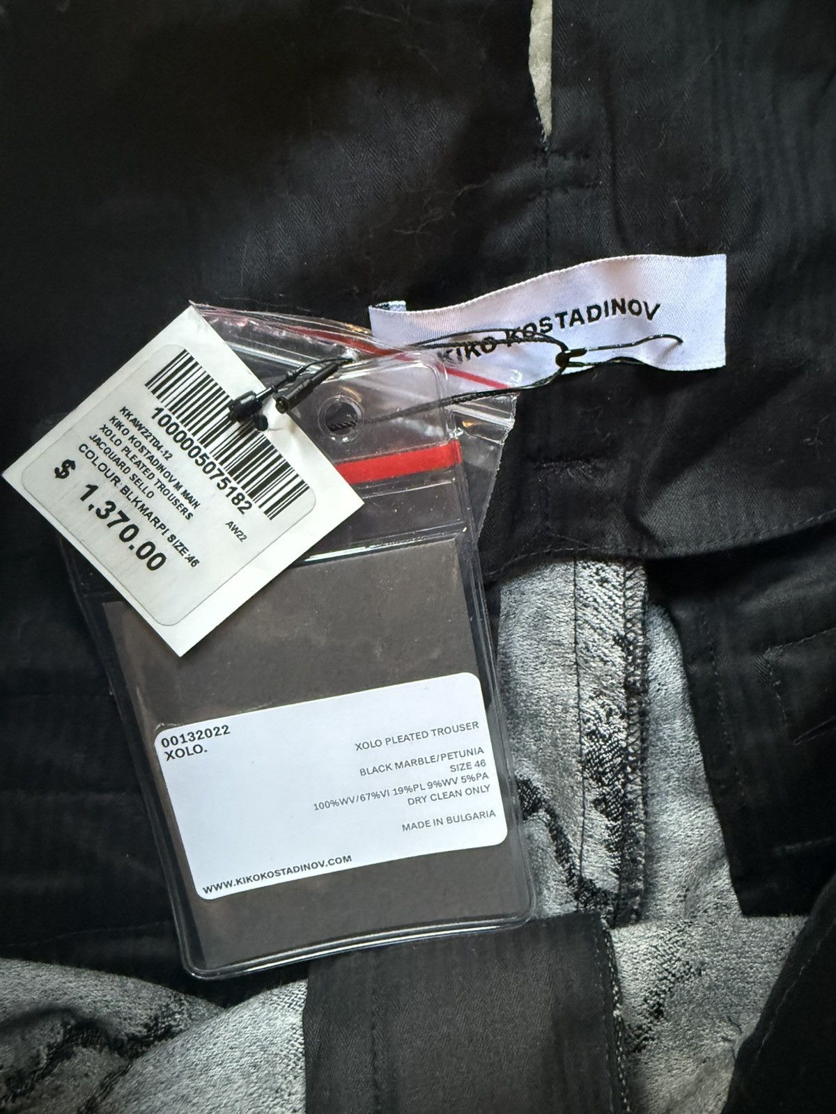 Kiko Kostadinov Kiko Xolo Marble Trousers Size US 32 / EU 48 - 5 Thumbnail