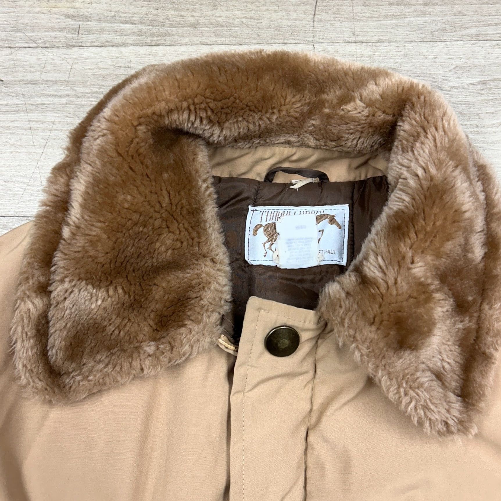 Vintage VINTAGE Thoroughbred Jacket Mens XL Brown Windbreaker Parka Coat Size US XL / EU 56 / 4 - 5 Thumbnail