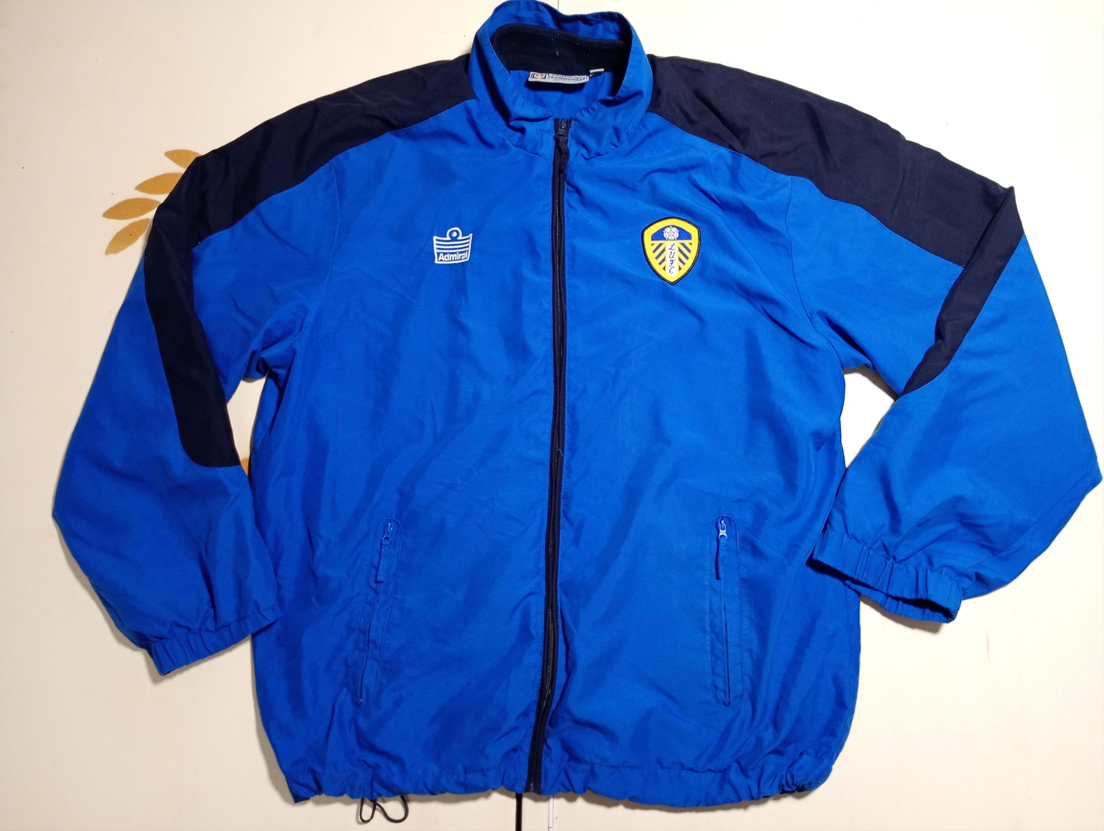 Vintage Admiral Leeds United Track Top Jacket 2006-2008 Size US L / EU 52-54 / 3 - 1 Thumbnail