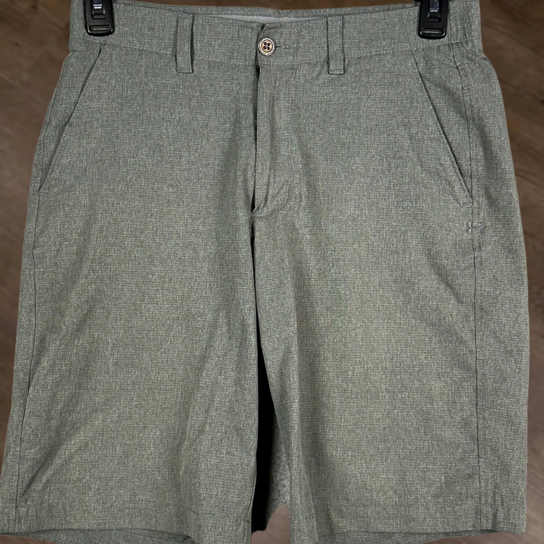 Under Armour Under Armour Mens Grey Golf Chino Shorts Loose Fit Heathered HeatGear 32 Size US 32 / EU 48 - 1 Thumbnail
