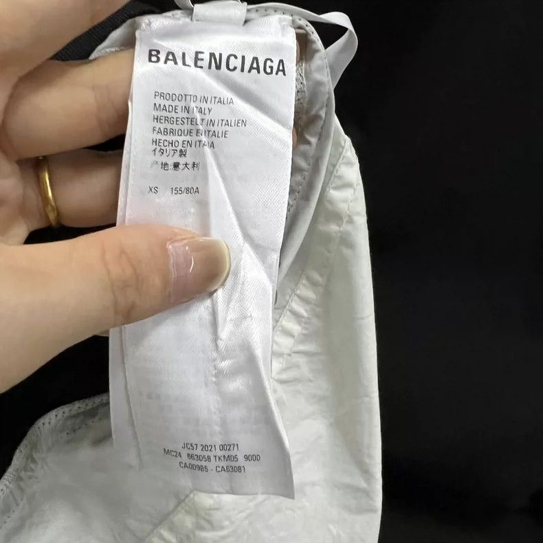 Balenciaga Balenciaga Patchwork Printed Logo Shirt Size US XS / EU 42 / 0 - 4 Thumbnail