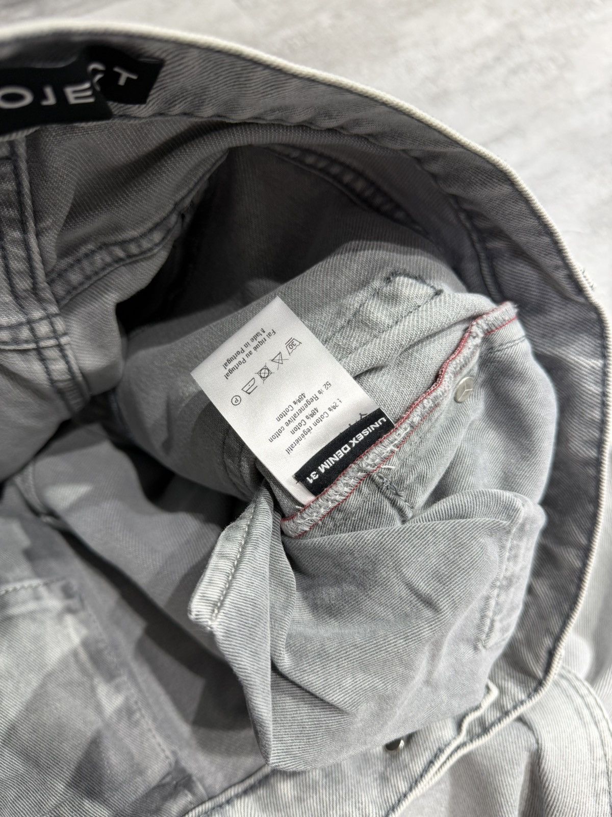 Y/Project Y/Project Banana Jeans - Grey Size US 31 - 8 Thumbnail