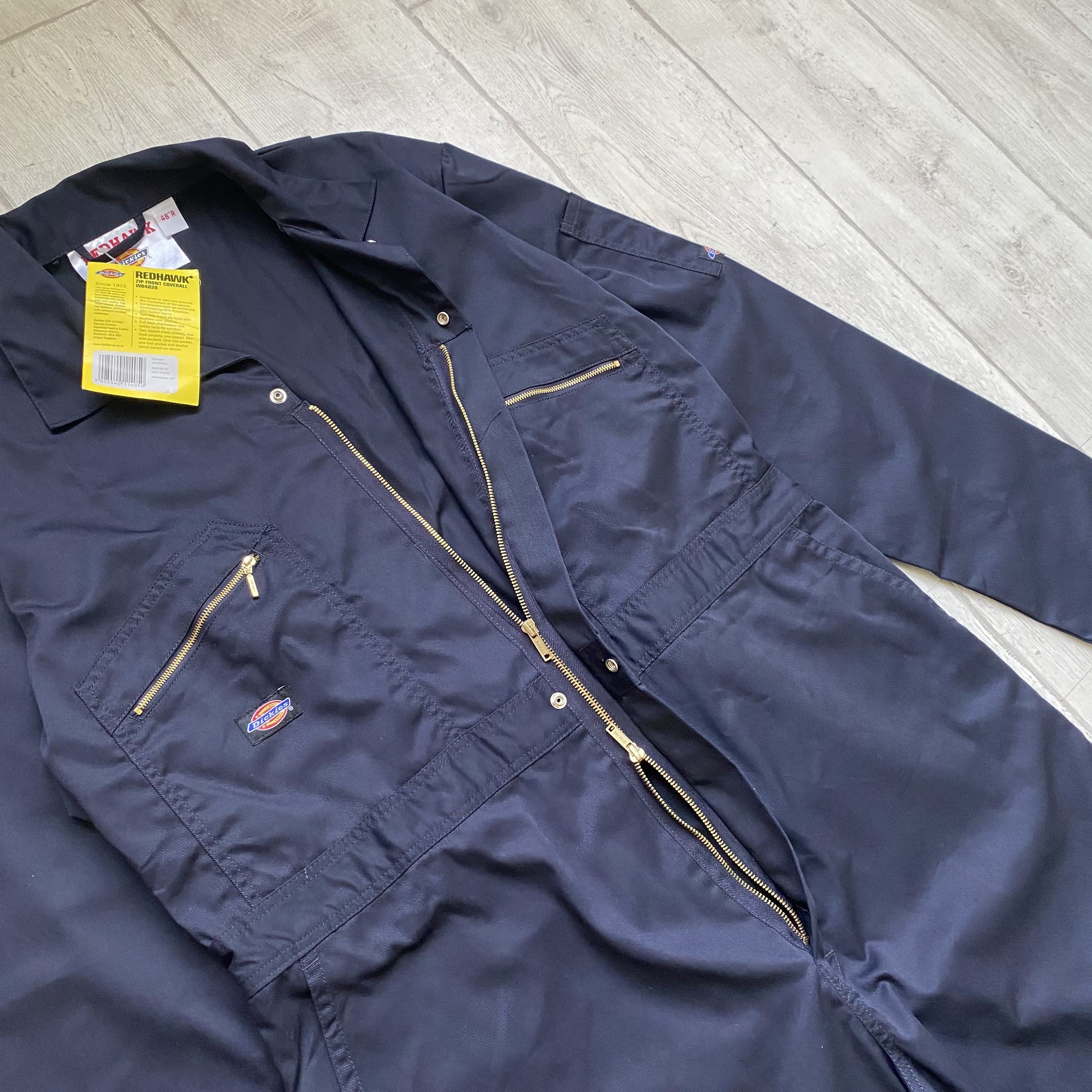 Dickies ⚒️ Vintage 00s Dickies Work overall Redhawk jumpsuit Y2K Size US 38 / EU 54 - 16 Thumbnail