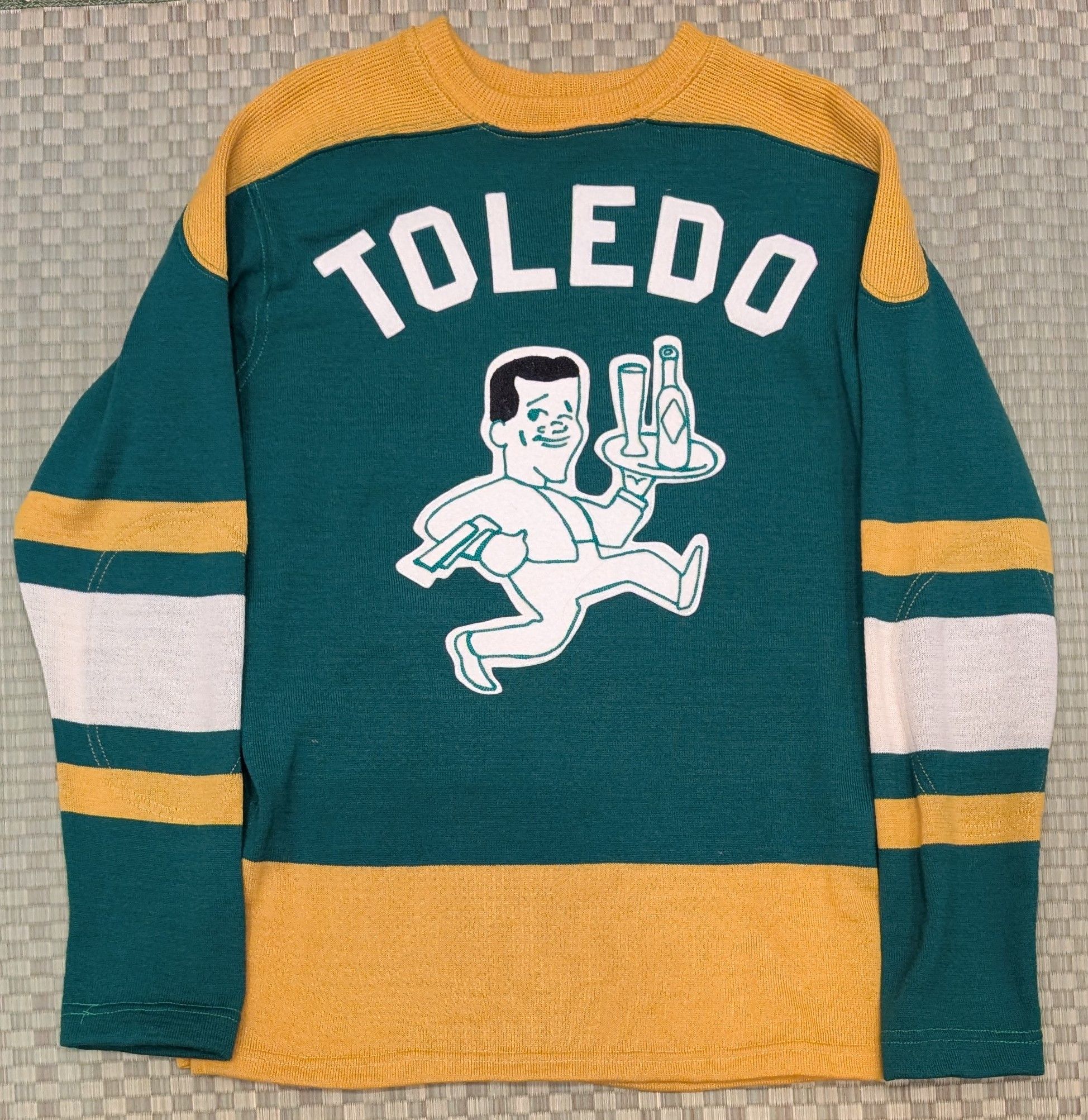 Ebbets Field Flannels RARE Ebbets Field Flannels Toledo Buckeyes 100% Wool Jersey Size US S / EU 44-46 / 1 - 1 Thumbnail