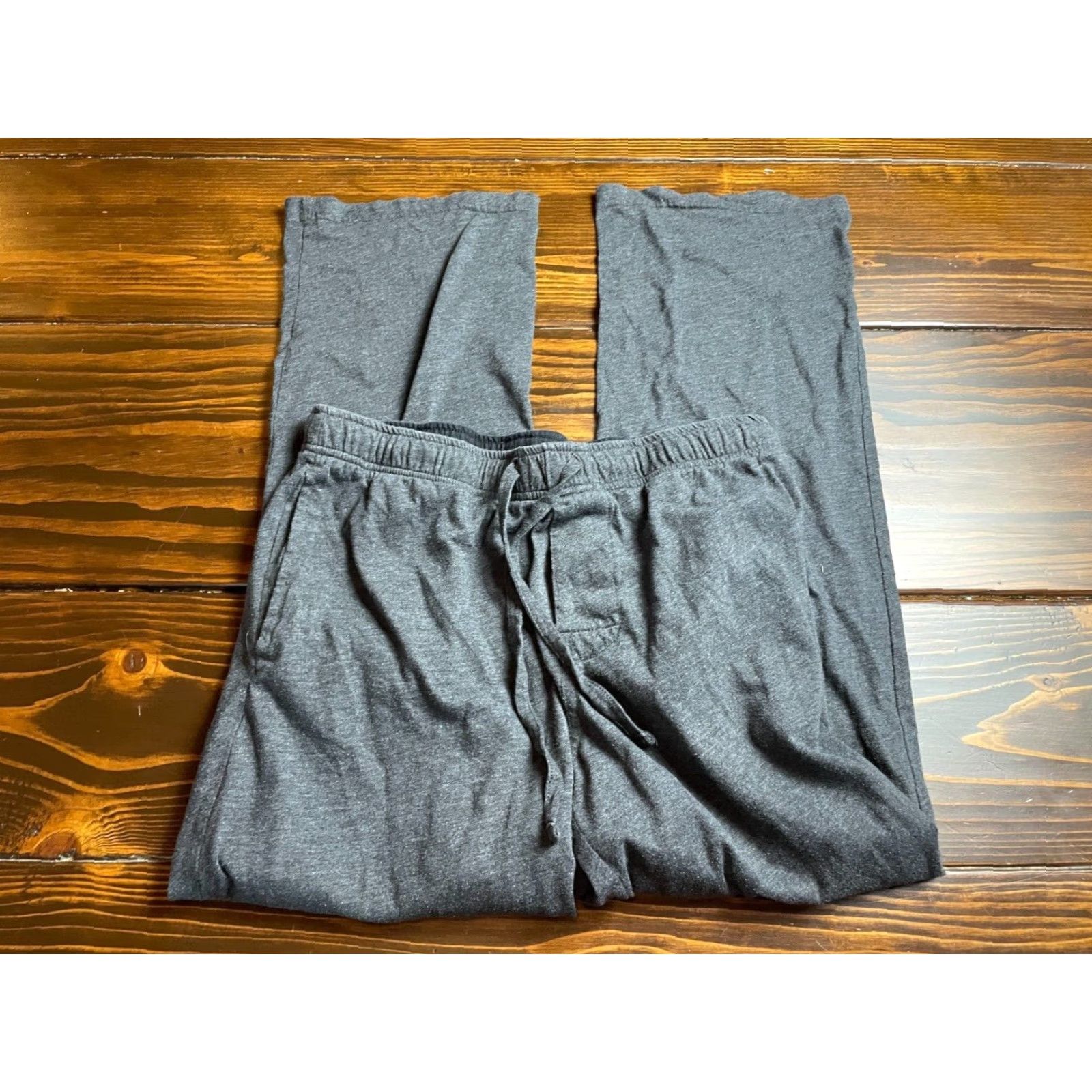 Croft & Barrow Craft&Barrow Pants Men's Size Small Gray Easy Care Lounge Wear Pull On Size US 31 - 2 Thumbnail