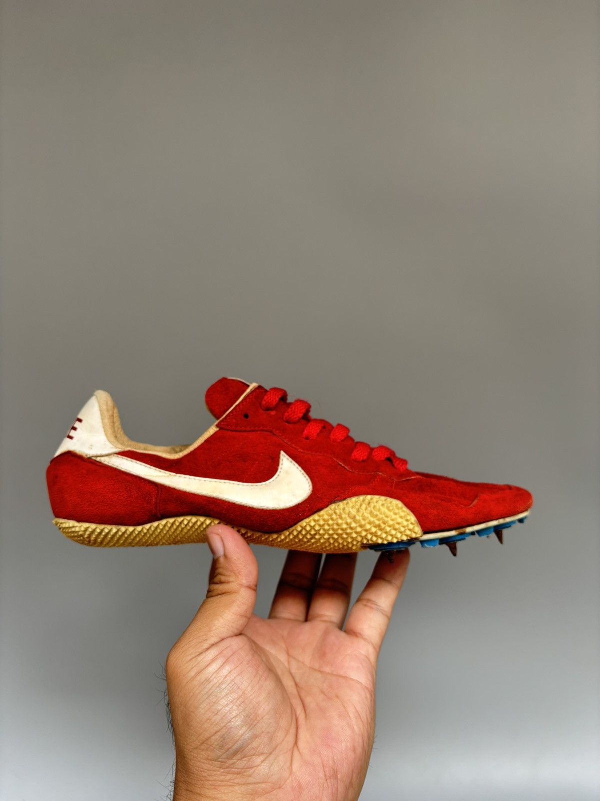 Nike Collector’s Piece! 1980s Nike Americas Track Suede Spikes Size US 7 / EU 40 - 3 Thumbnail