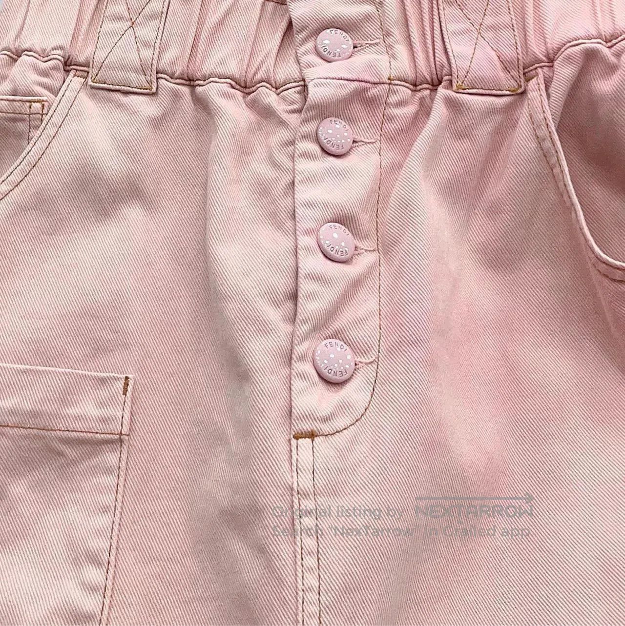 Fendi FENDI High-Waist Pink Denim Skirt. Size US 32 / EU 48 - 5 Thumbnail