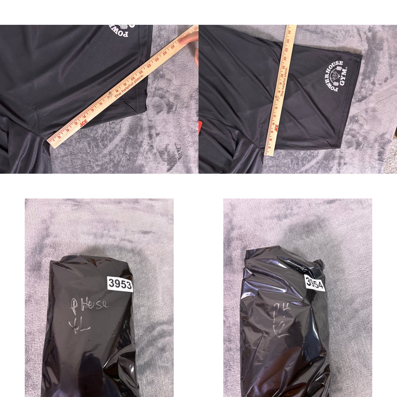 Vintage Y2K Powerhouse Gym Men's Performance Training Shorts XL Black Athletic NWT Size US 36 / EU 52 - 8 Thumbnail