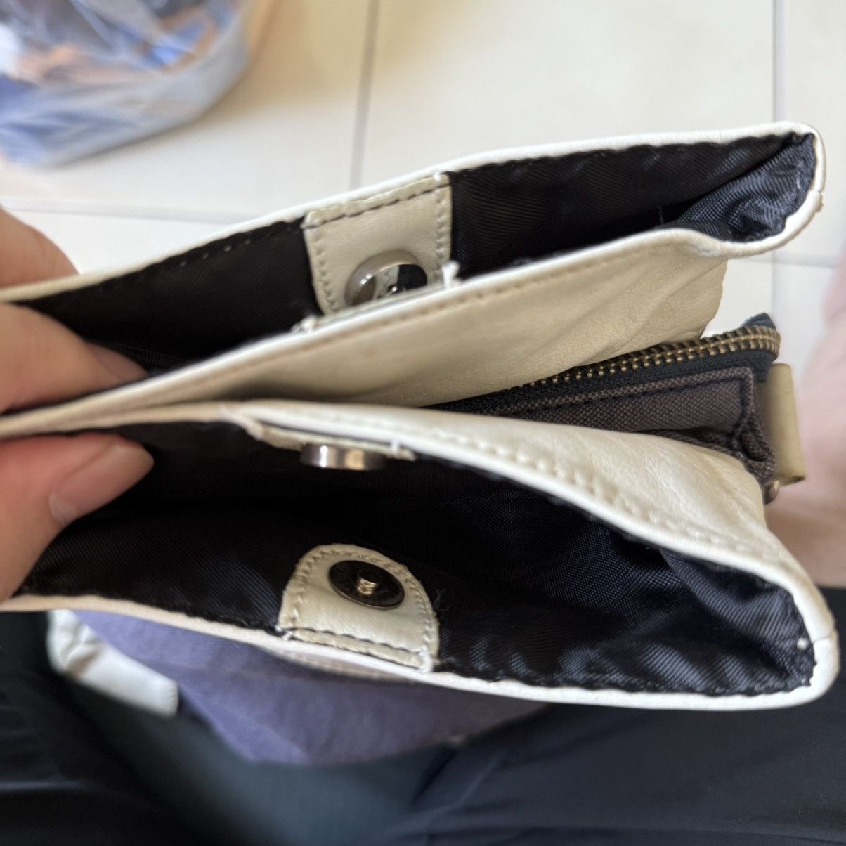 Y's Yohji Yamamoto Two Tone Ysaccs Sling Bag Size ONE SIZE - 7 Thumbnail