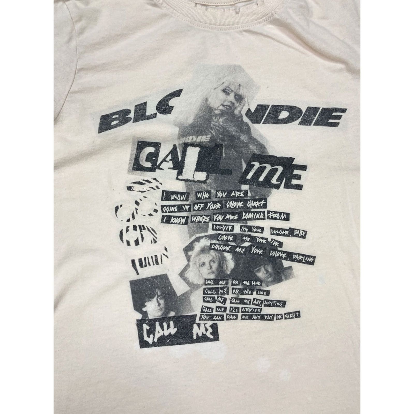 Vintage VINTAGE Blondie Call Me Graphic T-shirt Women XS Short Sleeve Size XS / US 0-2 / IT 36-38 - 2 Thumbnail