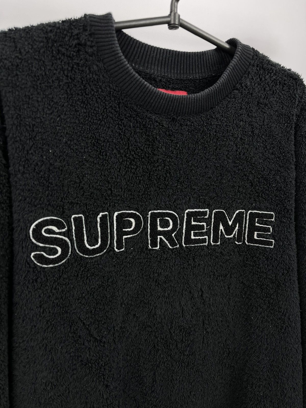 Supreme Supreme Sweatshirt Tabi Black Big Logo Size L Size US L / EU 52-54 / 3 - 3 Thumbnail