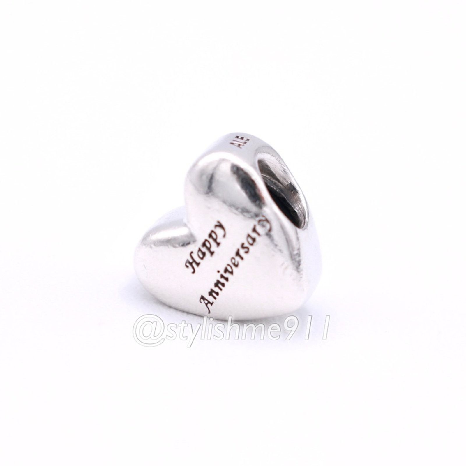 pandora Authentic Pandora Happy Anniversary Heart Charm - 791290 Size ONE SIZE - 12 Thumbnail