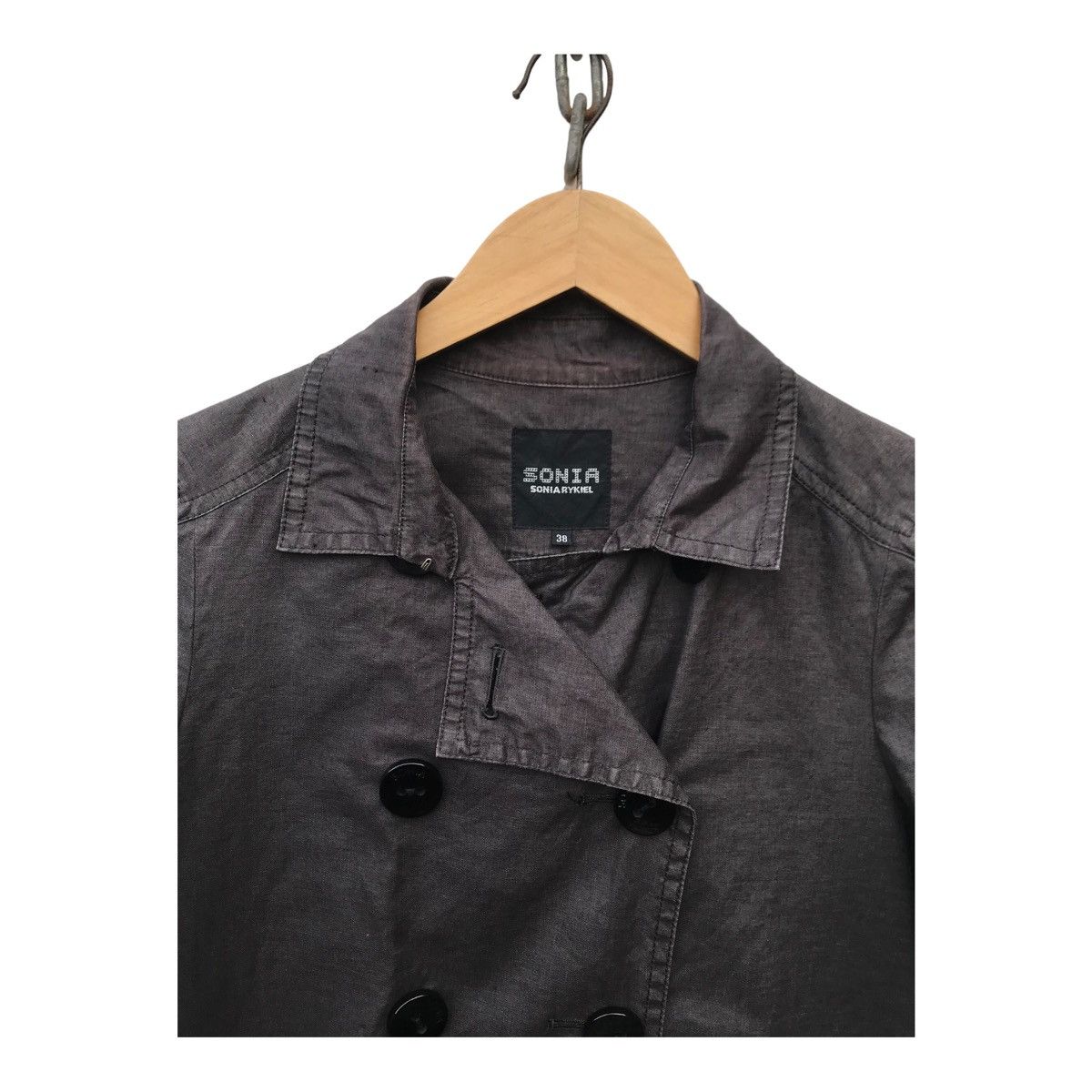 Sonia Rykiel Sonia Rykiel Double Breasted Gothic Fashion Long Coat Size M / US 6-8 / IT 42-44 - 2 Thumbnail
