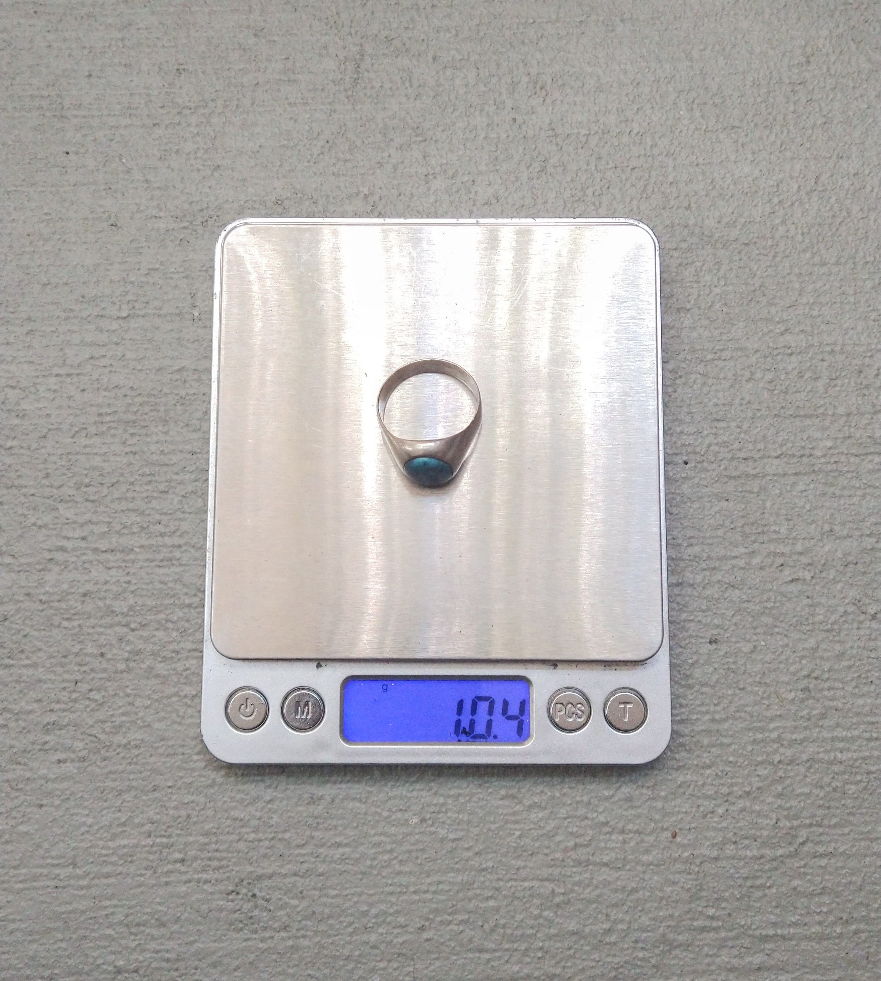 Other Vintage Sterling Silver Ring 12.25 Faux Turquoise Howlite Size ONE SIZE - 12 Thumbnail