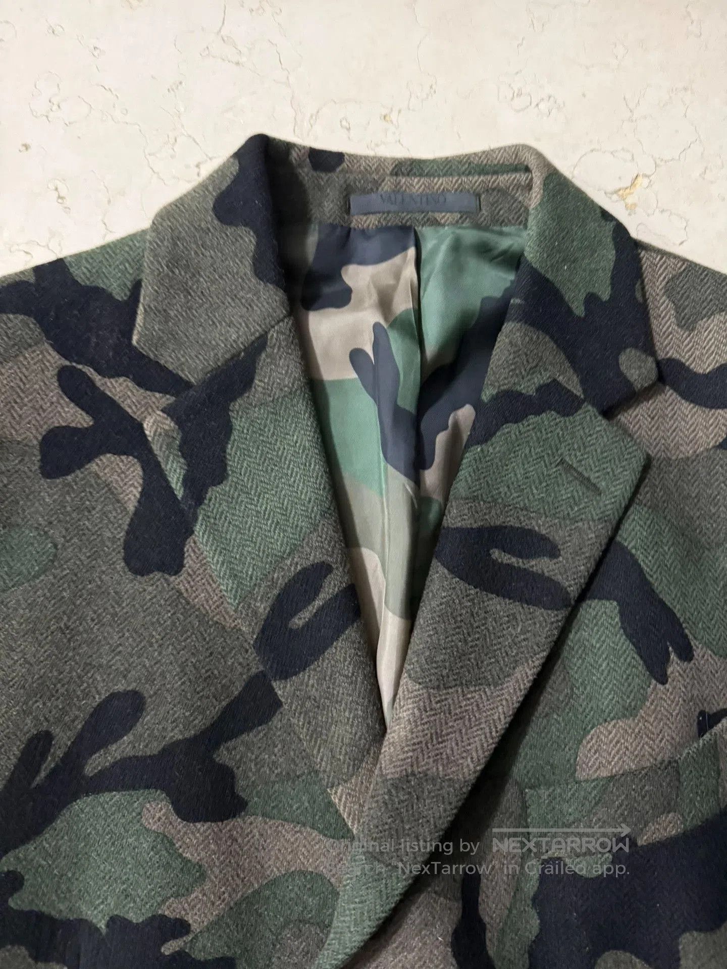 Valentino Valentino Runway Camo Wool Coat 48. Size US M / EU 48-50 / 2 - 3 Thumbnail