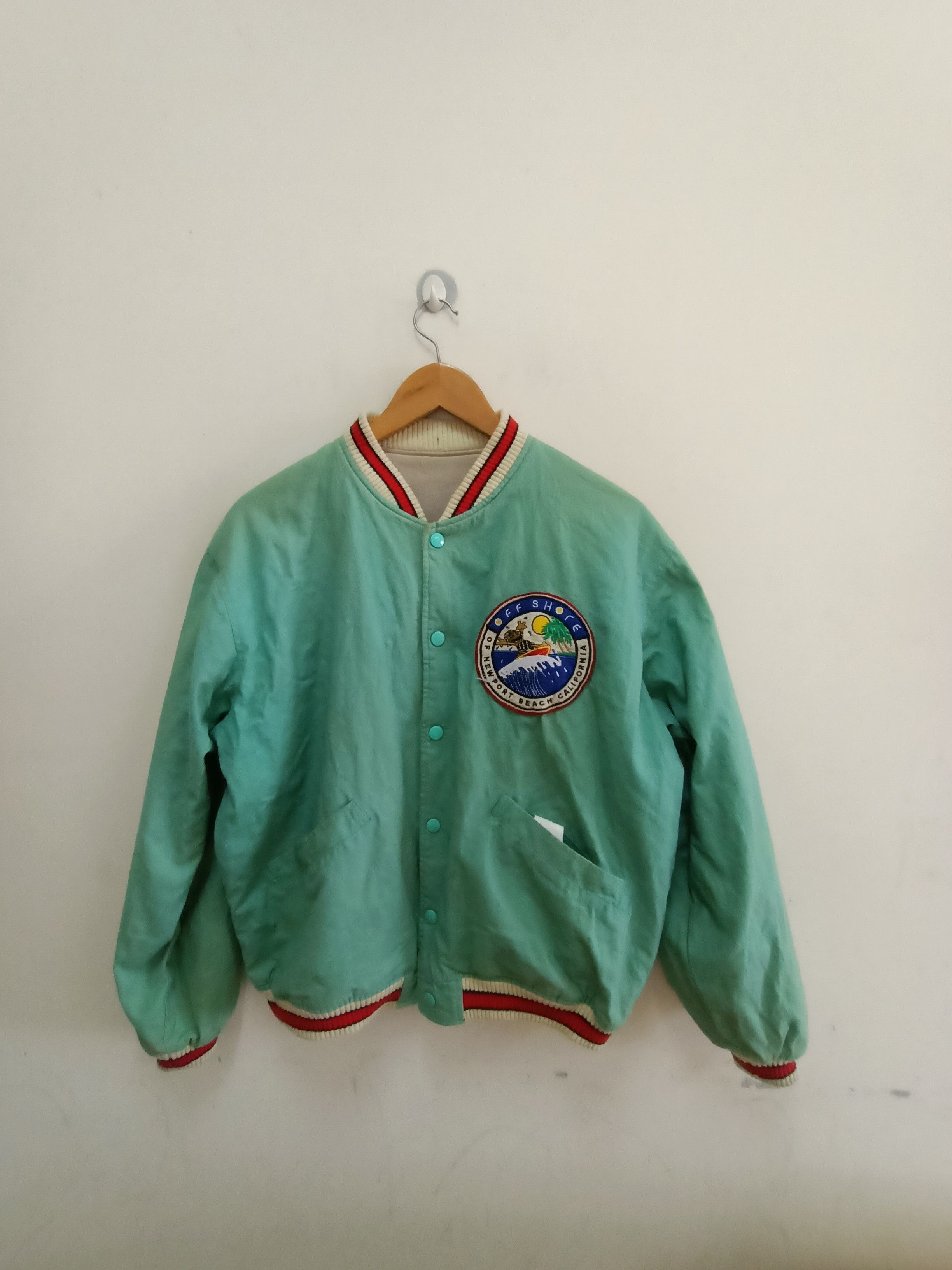 Vintage Vintage Off Shore surf style reversible jacket Size US M / EU 48-50 / 2 - 1 Thumbnail