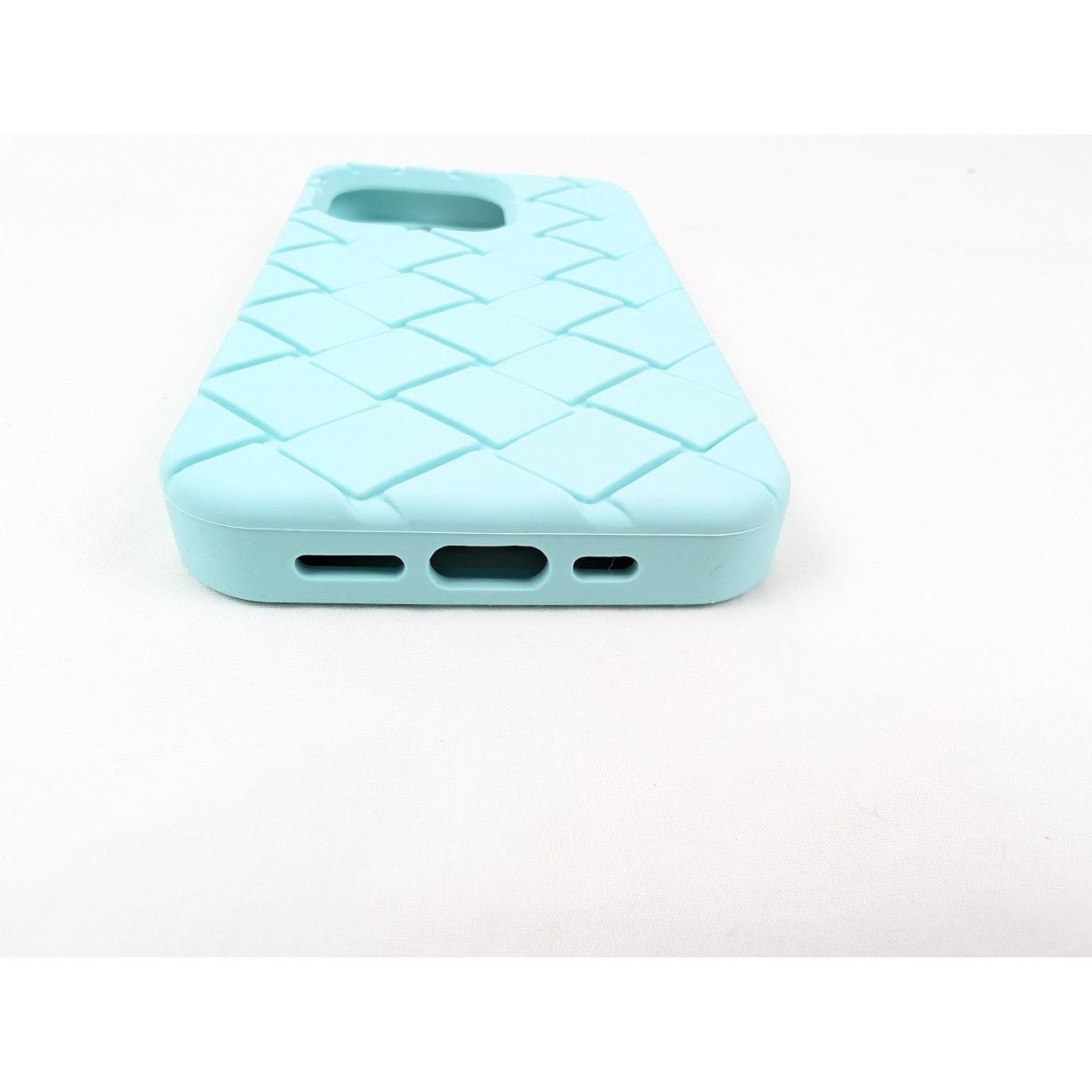 Bottega Veneta o1rshd1 Rubber Cover I Phone 14 Pro in Celadon in Light Blue Size ONE SIZE - 4 Thumbnail