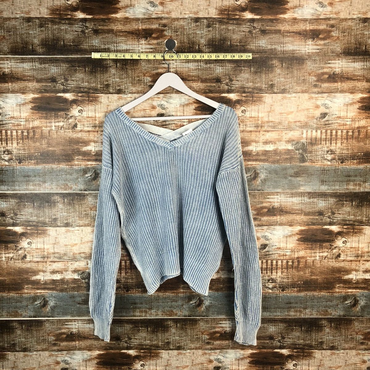 Homespun Knitwear × Japanese Brand Joky Gal Blue faded Knitwear #A1984 Size M / US 6-8 / IT 42-44 - 1 Thumbnail