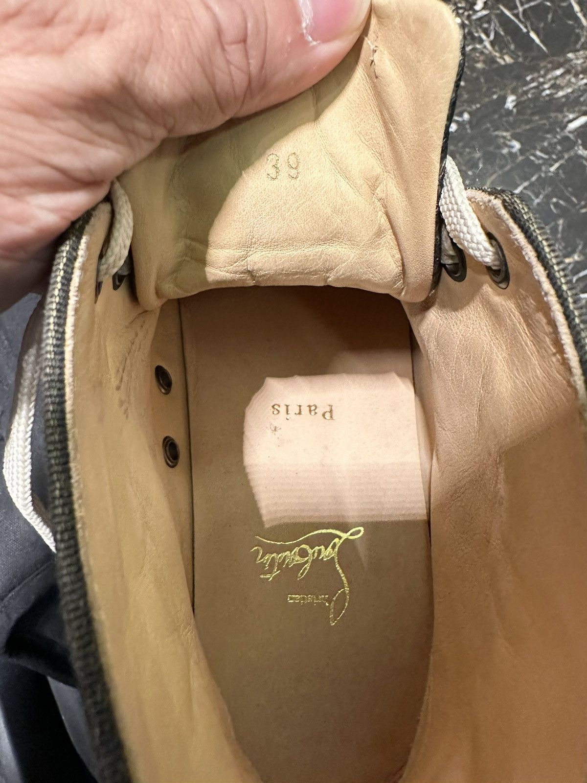 Christian Louboutin Christian Louboutin High top Python sneaker Size US 6.5 / EU 39-40 - 9 Thumbnail
