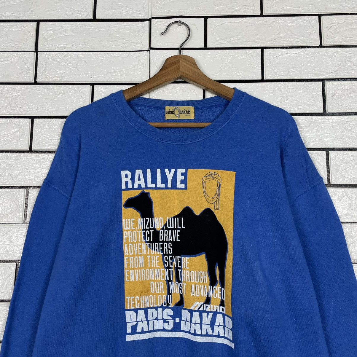 Mizuno Vintage Mizuno Rallye Paris Dakar Sweatshirt Size US S / EU 44-46 / 1 - 2 Thumbnail