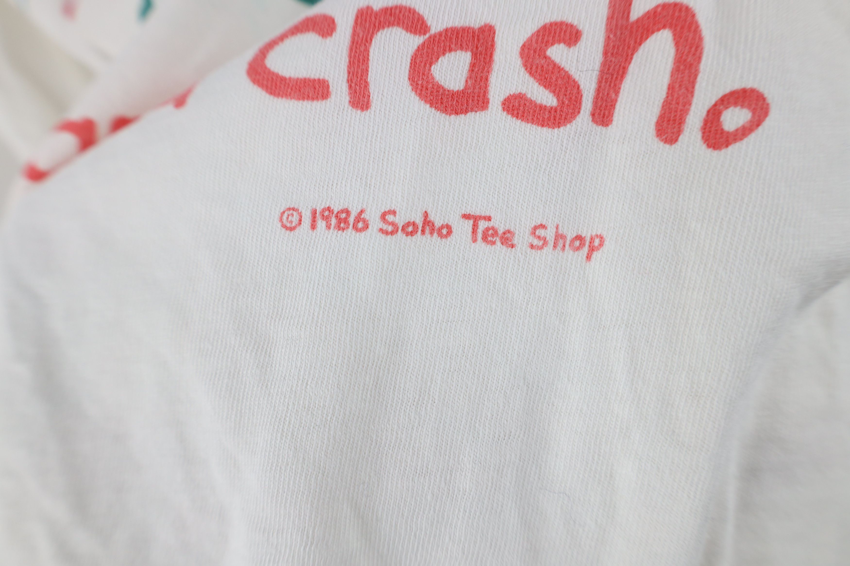 Vintage Vintage 80s Streetwear Christmas See Santa Crash T-Shirt USA Size L / US 10 / IT 46 - 5 Thumbnail