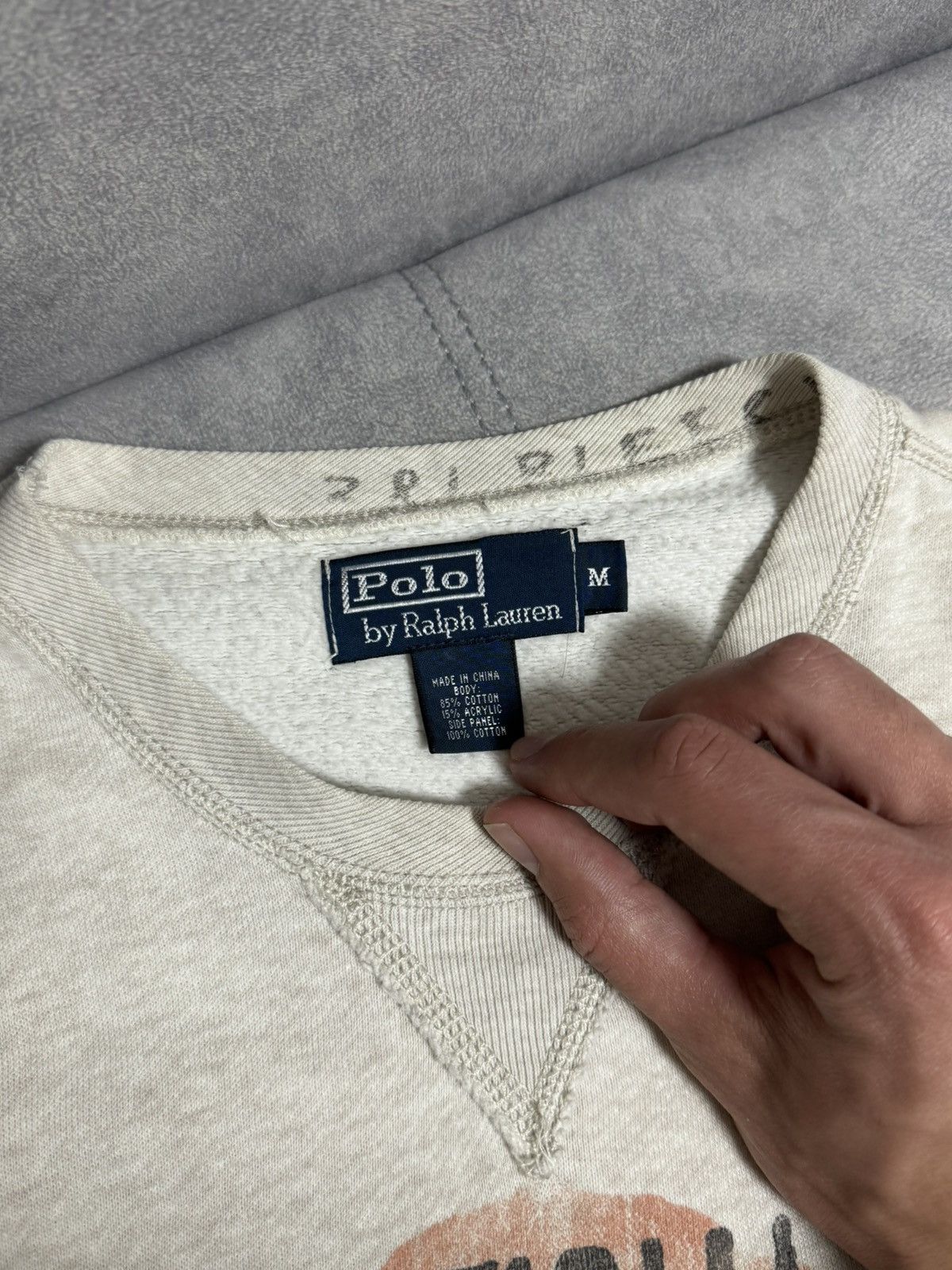 Polo Ralph Lauren × Vintage Vintage Rare Polo Ralph Lauren New York Athletic sweatshirt Size US M / EU 48-50 / 2 - 8 Thumbnail
