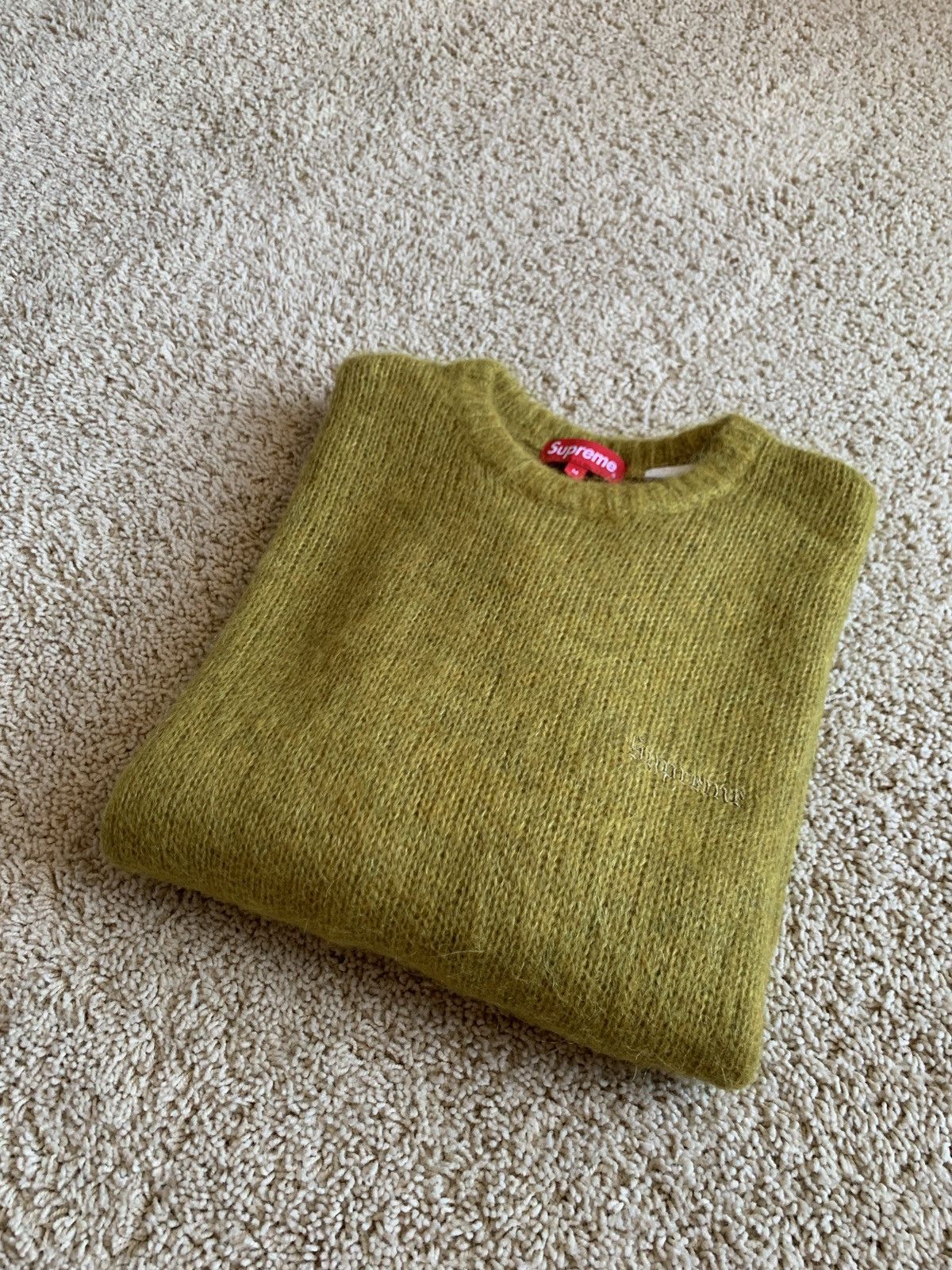 Supreme Supreme brushed mohair sweater | Grailed