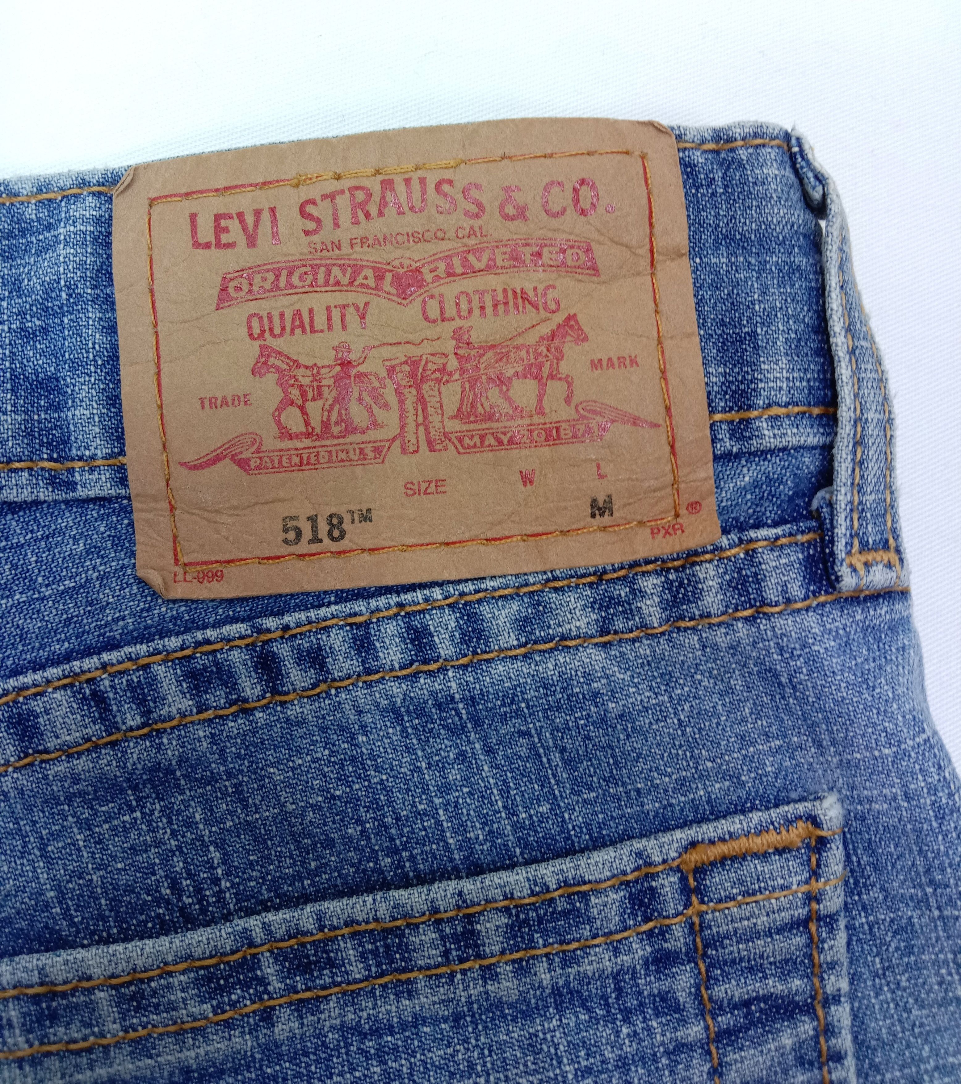 Levi's Vintage Levi's 518 Flare Jeans Superlow Stretch Denim Size 32" / US 10 / IT 46 - 9 Thumbnail