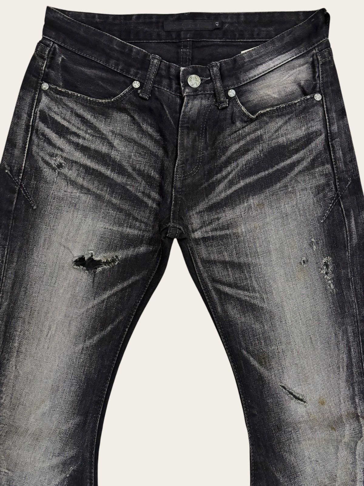 If Six Was Nine Japan Grunge FUGA Gostar De Fuga Curve Jeans Size US 29 - 3 Thumbnail