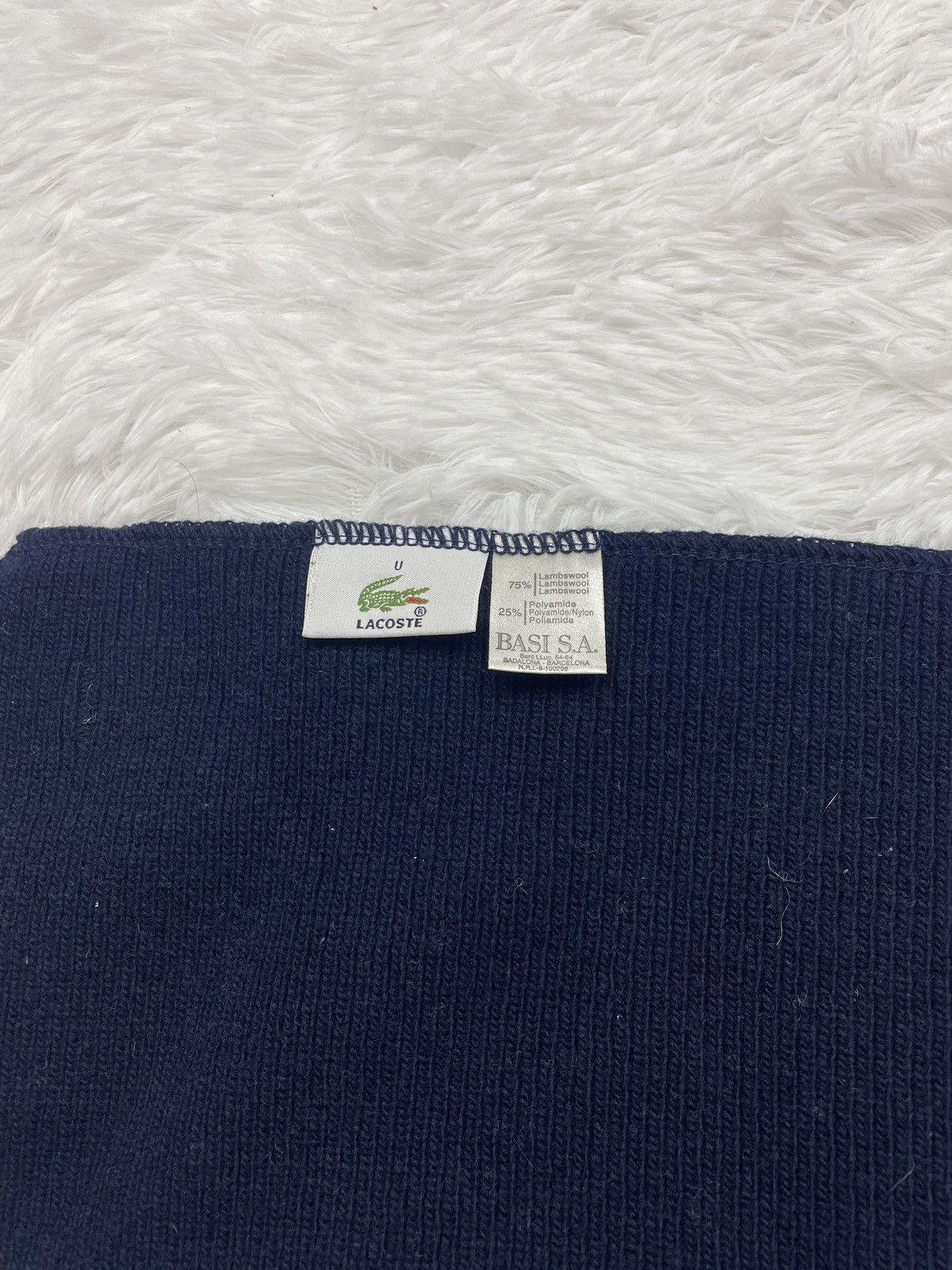 Lacoste Scarf Lacoste Vintage Old Money Size ONE SIZE - 3 Thumbnail