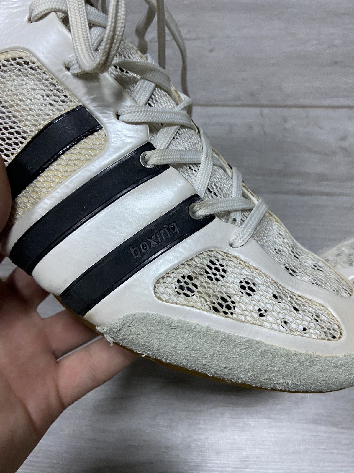 Adidas Adidas boxing high mesh sneakers boots Size US 8.5 / EU 41-42 - 3 Thumbnail