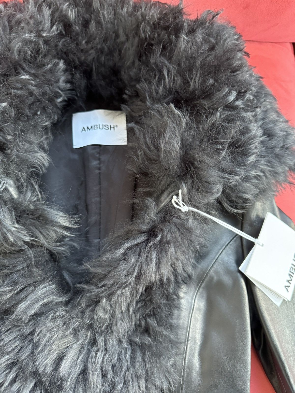 Ambush Design New Ambush shearling mongolian leather coat, size M Size M / US 6-8 / IT 42-44 - 4 Thumbnail