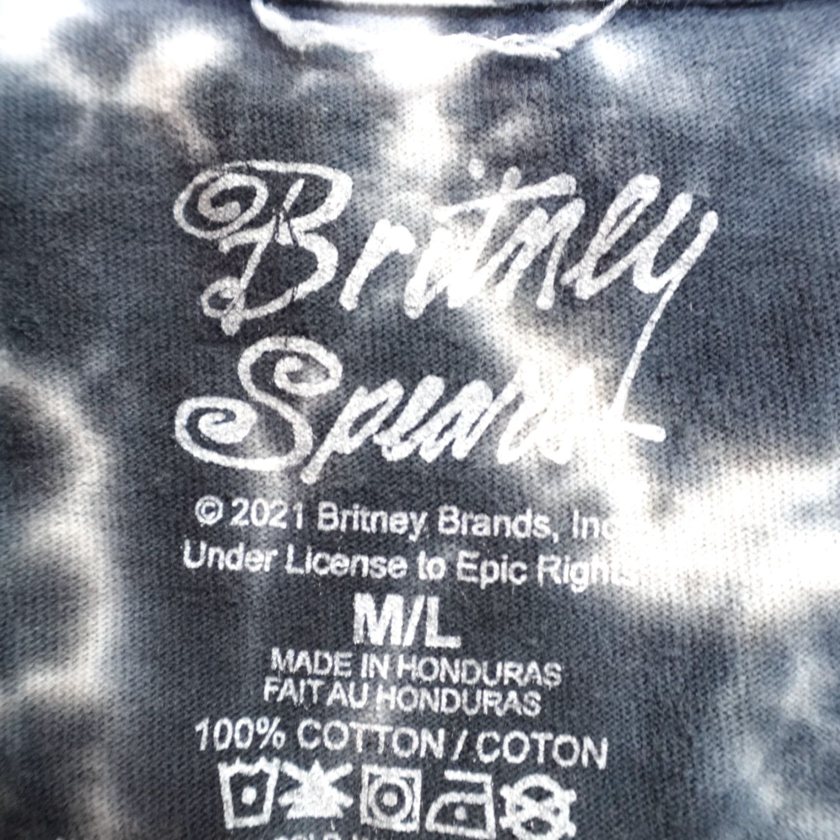Vintage VINTAGE Britney Spears Shirt Men M Blue Tie Dye 2021 Short Sleeve Crew Neck Cotton Geometric Pattern Shirts Mens Blues Size US M / EU 48-50 / 2 - 2 Thumbnail