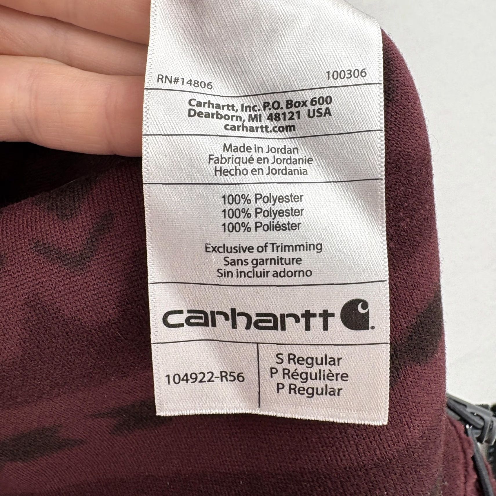 Carhartt Carhartt Fleece Jacket Womens Small Red Aztec Snap Pullover Relaxed Fit Shirt Size S / US 4 / IT 40 - 5 Thumbnail