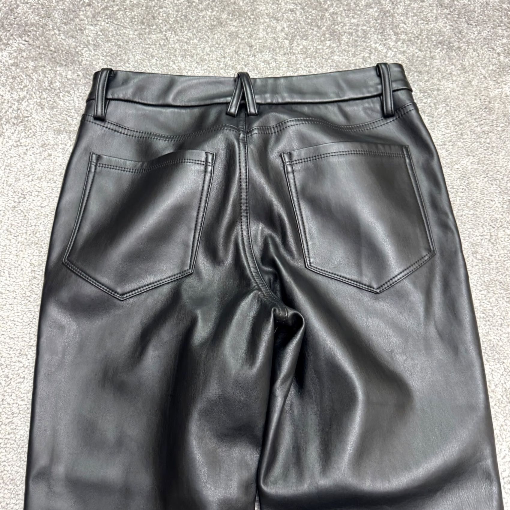 Good American Good American Women Black Bootcut Ankle Trouser Pants 8 High Rise Size 30" / US 8 / IT 44 - 4 Thumbnail