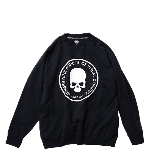image of Number N Ine Archive Alert Number (N)Ine Long Sleeve in Black, Men's (Size Small)