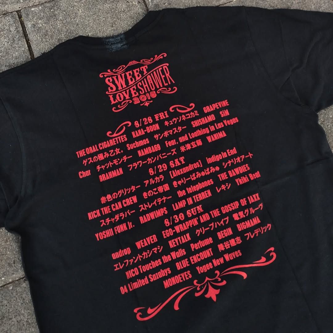 Band Tees Space Shower 20th Anniversary Live 2015 Tee Size US M / EU 48-50 / 2 - 3 Thumbnail