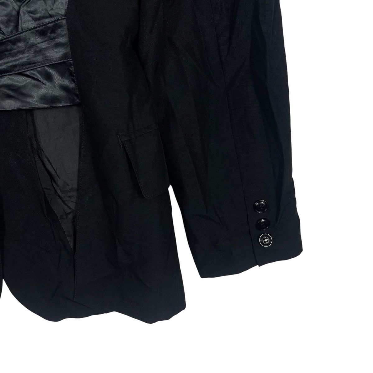 Jean Paul Gaultier Vintage Jean Paul Gaultier Femme Black Cropped Back Panel Size S / US 4 / IT 40 - 7 Thumbnail