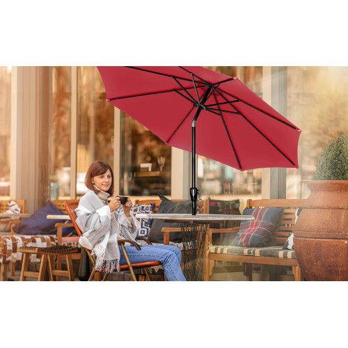 Designer × Homemade 10' Patio Umbrella Outdoor Table Market Yard Umbrella with P Size US L / EU 52-54 / 3 - 5 Thumbnail