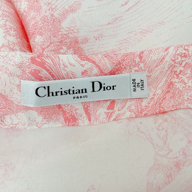 Dior Dior Pink silk printed strap dress Size XS / US 0-2 / IT 36-38 - 5 Thumbnail