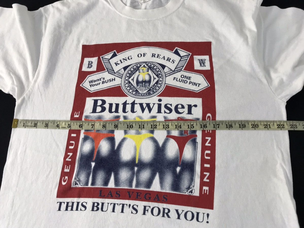 Anvil Buttweiser King of Rear Las Vegas Budweiser Beer Parody Tee Size US XL / EU 56 / 4 - 8 Thumbnail