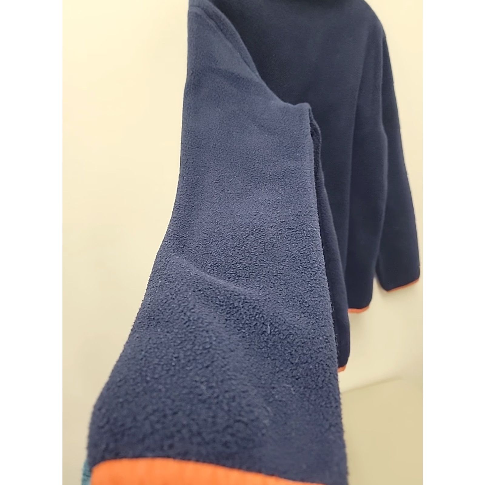 Cotopaxi Cotopaxi Teca Fleece Pullover Mens M Multicolor Orange Trim Quarter Snap Button Blue Trim Pullover Knit Wool Polyester Size US M / EU 48-50 / 2 - 5 Thumbnail