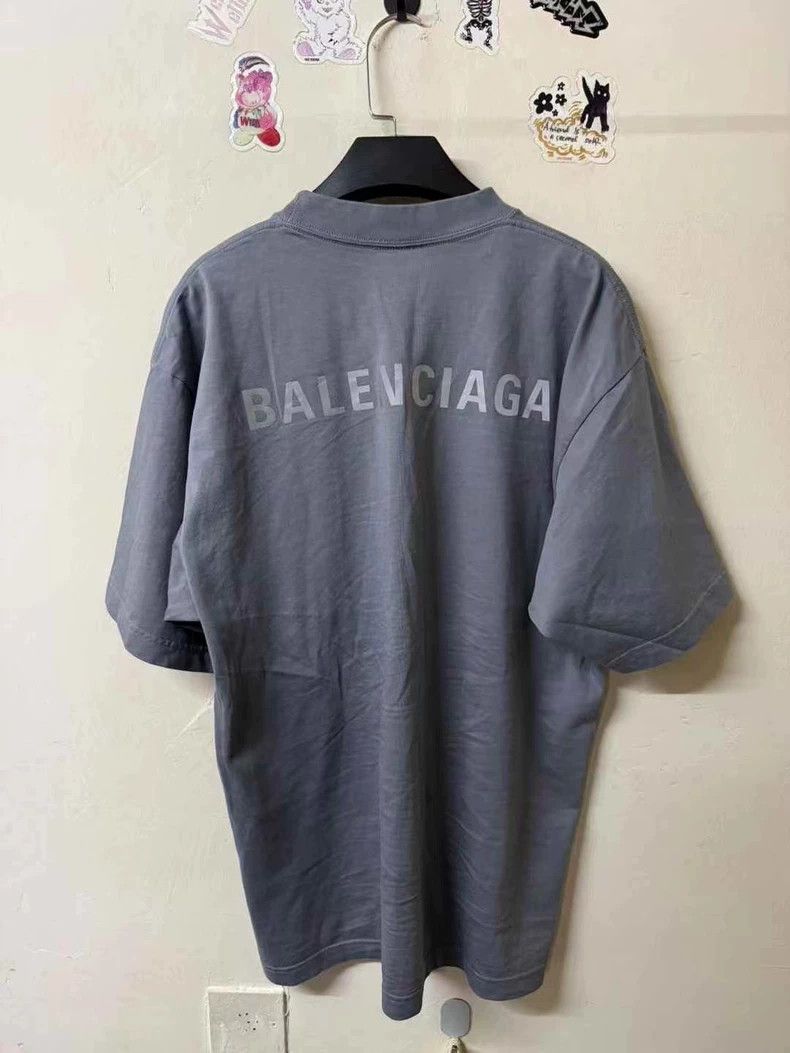 Balenciaga Balenciaga Haze blue short sleeve front and back reflectiv Size US XS / EU 42 / 0 - 2 Thumbnail